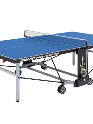 Borðtennisborð DONIC Outdoor Roller 1000 með 6 mm leikfleti