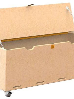 Geymslukassi með hjólum 120 x 45 x 52 cm