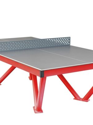 Borðtennisborð Outdoor Pro, rautt RAL litur: 3002