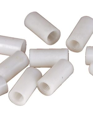 Nylon slíður 12 mm, sett með 10 stk. Fæst í poka