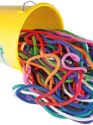 Slepptaugar í fötu, 30 stk., 300 cm að lengd, 10 mismunandi litir