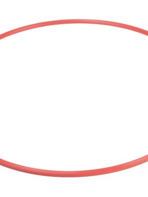 Plast tunnuól 80 cm, rauð með rifnum brúnum