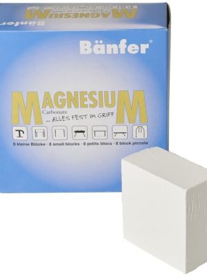 Magnesíum íþróttakrít, pakki með 8 stykkjum. Samtals um það bil 500 grömm