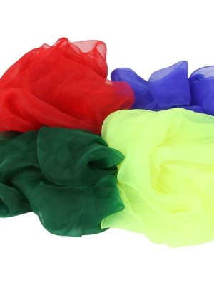 Hágæða jongleringstúflar, 4 stk. Stærð 140 x 140 cm