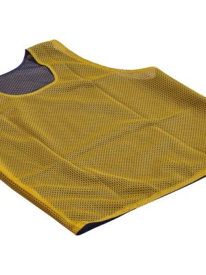 Snúningshæf peysa, blá/gul (stærð M) Hentar börnum á aldrinum 8 til 16 ára.