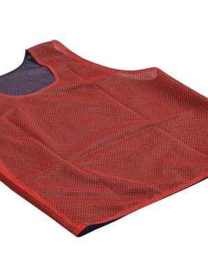 Snúningshæf peysa, rauð/blá (stærð M) Hentar börnum á aldrinum 8 til 16 ára.