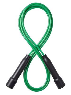 Mjúkt hoppreip, grænt. Lengd 220 cm, Ø: 9 mm.