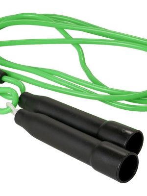 Tvöfalt hollenskt hoppreip 245 cm Ø: 5 mm með sterku plasthandfangi