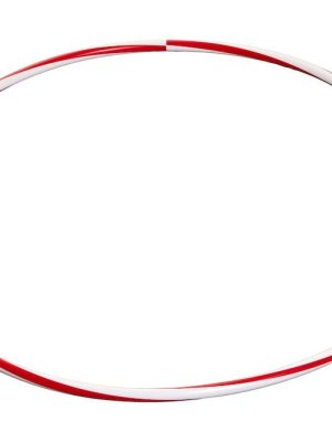 Hulahringur Ø 85 cm, rauður/hvítur