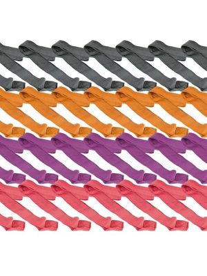 Merkimiðasett, 40 stykki. Í 4 litum: Appelsínugulur, svartur, bleikur og fjólublár