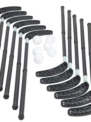 Innifalssett Basic Pro, 12 kylfur og 6 boltar