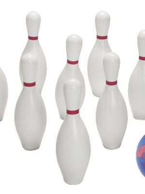 Keilusett með 10 keilum og 1 keilukúlu
