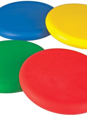 Frisbí mjúkur, 4 stykki. Þvermál: 21 cm froða