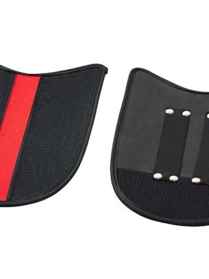 Skemmtilegur bardagaskjöldur, rauður litur