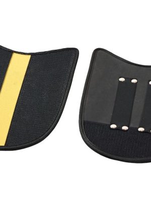 Skemmtilegur bardagaskjöldur, gulur litur