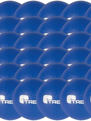 Froðukúlur með húð 15 cm, 36 stk. 36 froðukúlur í bláum lit.