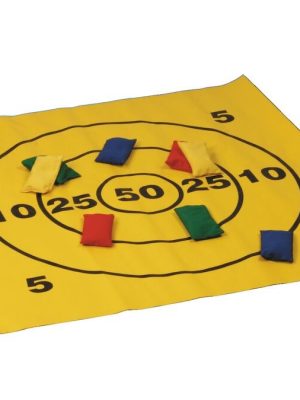 Teppi 100 x 100 cm með 8 teppipokum í 4 litum