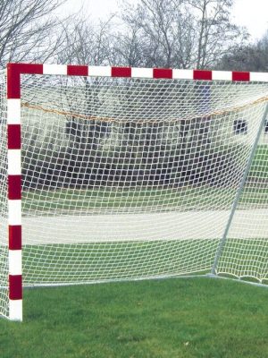 Útimark fyrir handbolta - ClassicPro rautt/hvítt. Dýpt að ofan 80 cm, dýpt að neðan 200 cm.