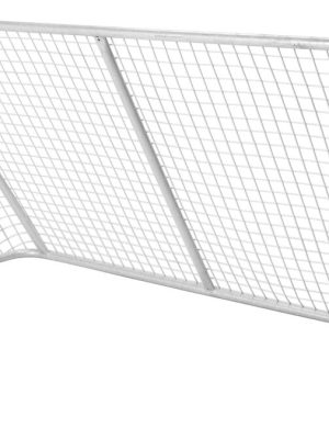 Stærð skólalóðar 200 x 100 cm. Úr heilsuðu galvaniseruðu stáli.