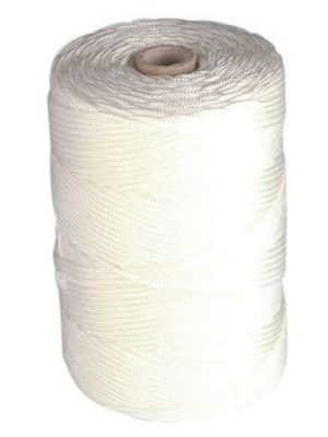 Netbindisnúra 180 metrar, hvít 4 mm hvít nylon