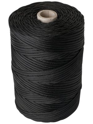 Netbindisnúra 180 metrar, svart 4 mm svart nylon