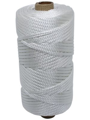 Netsnúra 90 metrar 4 mm hvít nylon