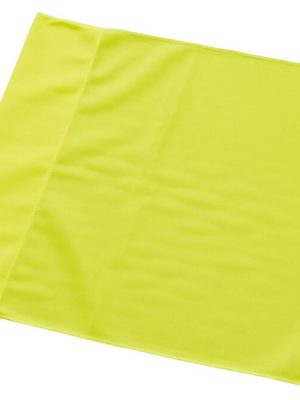 Hornfáni 45 x 45 cm, gulur. Fyrir 50 mm hornstólpa.