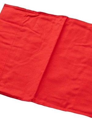 Hornfáni 46 x 38 cm, rauður. Fyrir alla hornstólpa.