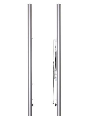 Blakboltastuðningar úr áli, Ø: 83 mm. Úr áli. Ø: 83 mm.