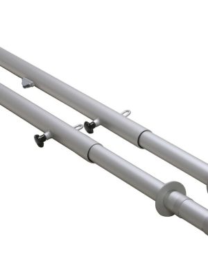 Barnablakstuðningar úr áli, Ø: 63 mm