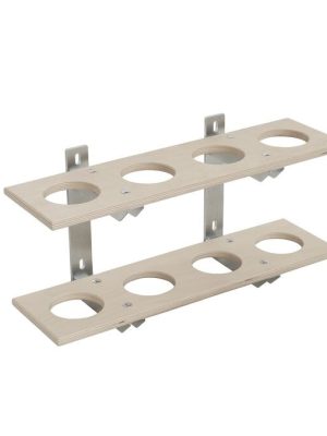 Veggfesting fyrir tvö pör af stuðningum Ø 63 mm Fyrir badminton-, blak- og tennisstuðninga