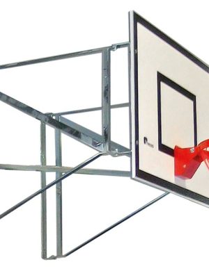 Körfuboltaframlenging 120 cm, innbyggð, innbyggð, til veggfestingar