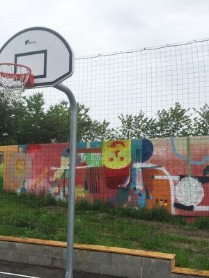 Súla fyrir hindrunarnet, 4 metra há