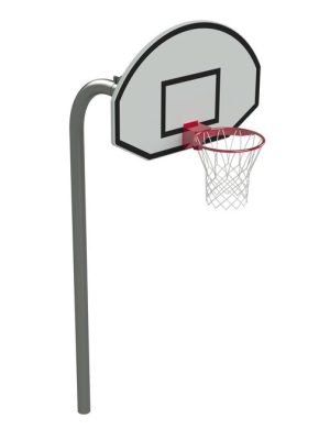 Körfuboltastandur með gæsahálsi og Super Flex, þar með talið hylsi.