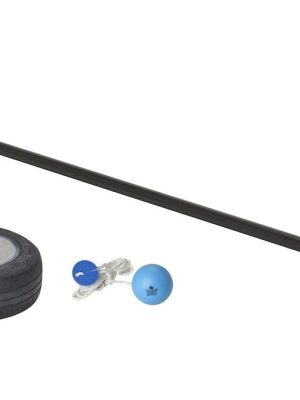 Stöngtennis götutennis með stuðningi, steyptum grunni og bolta