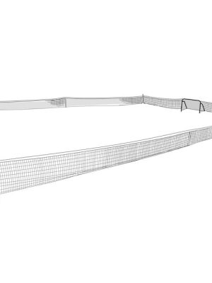 Netvöllur 10 x 15 metrar. Mark ekki innifalin.