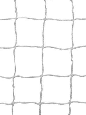 Fótboltanet fyrir 7 og 8 manna fótboltamörk - TRESS 4 mm hvítt PP, 12 cm möskvi, Dýpt: 80/200 cm