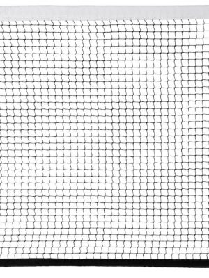 Badmintonnet með styrkingu. Breidd: 606 cm, hæð: 80 cm.