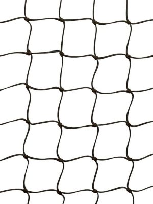 Hindrunarnet 2 mm svart nylon 5 cm ferkantað möskvi