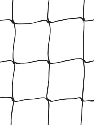 Hindrunarnet 3 mm svart nylon, fyrir utandyra