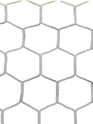 Handboltanet fyrir sjónvarp, 12 cm möskvi, dýpt 80/100 cm. 4 mm svart/hvítt PP, 12 cm möskvi, dýpt: 80/100 cm.