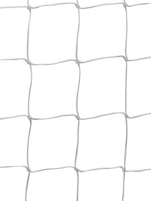 Handboltanet 12 cm möskvi, dýpt 80/80 cm. 4 mm hvítt nylon, 12 cm möskvi, dýpt: 80/80 cm.