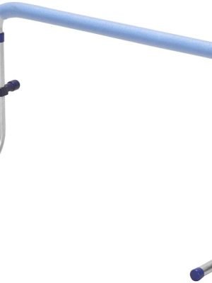 Lítil bakgirðing, 40-60 cm há, úr áli