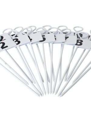 Merkingarbroddar með tölum 1-20 Hæð 43 cm