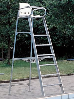 Björgunarstóll / dómarastóll úr áli