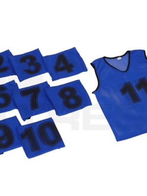 Powershot gallar, bláir (stærð M/L) Sett með baknúmerum 1-11