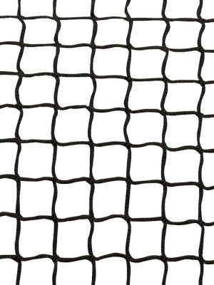 Innanboltamarknet 100 x 75 cm 3 mm svart nylon, 5 cm möskvi, Dýpt: 45/60 cm