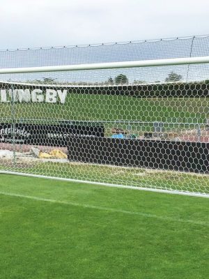 Fótboltamark 11 manna - Superliga Classic. Dýpt að ofan 200 cm, dýpt að neðan 200 cm.