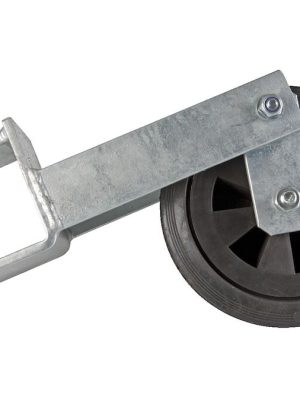 Flutningshjól fyrir 80 x 80 mm afturhjól (200 mm) með gúmmíteygju og festingu