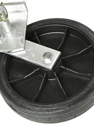 Flutningshjól fyrir fótboltamörk með festingum 250 mm hjól með gúmmíbraut og festingum